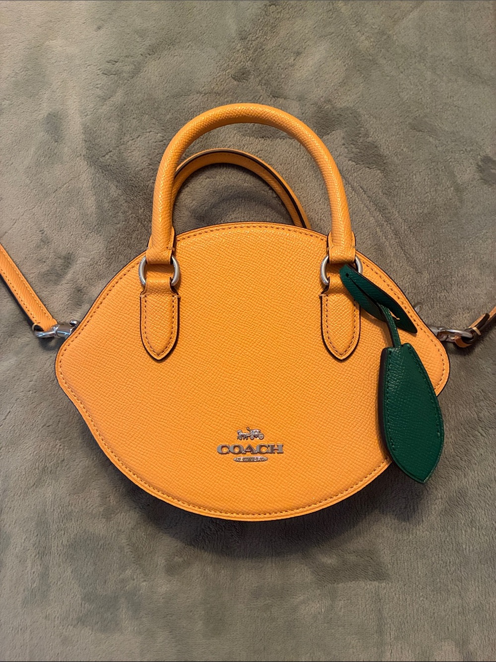 Coach Yellow Lemon Crossbody Bag
